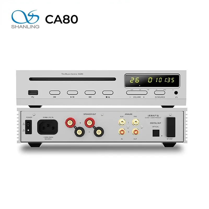 SHANLING CA80 MQA CD ÷̾, ʸ ̺,  HD860 , ES9219MQ DAC, RT6863, LTA8092, AMP Ĩ, Hi-RES ,  Է